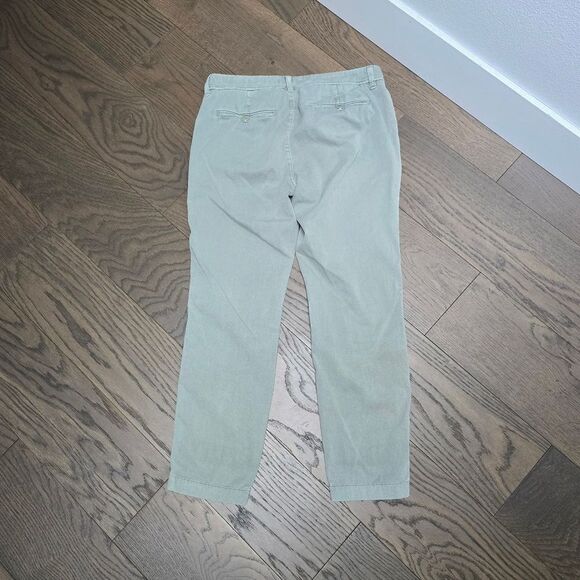 J. Crew Chino Cotton Mid Rise Pant in Sage Vintage Laurel - Picture 6 of 9